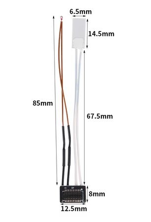 Bambu Lab P1P/P1S Thermistor/Heizpatrone mit Clip und GD900 Paste