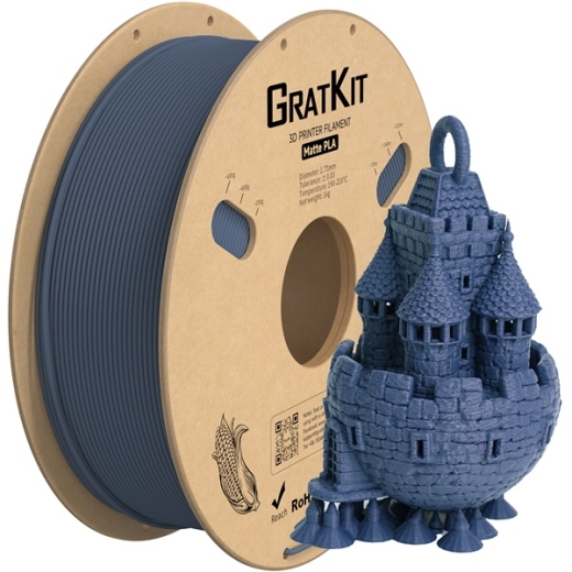 PLA Matt Filament Navy Blau 1Kg