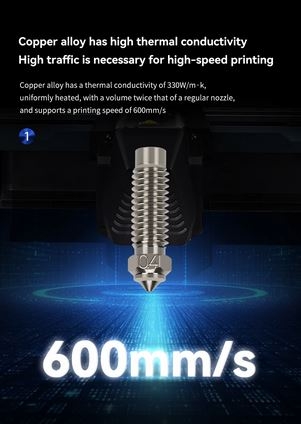 Elegoo Neptune 4 Plus/Max Gehärtete Stahl Düse 0.8mm